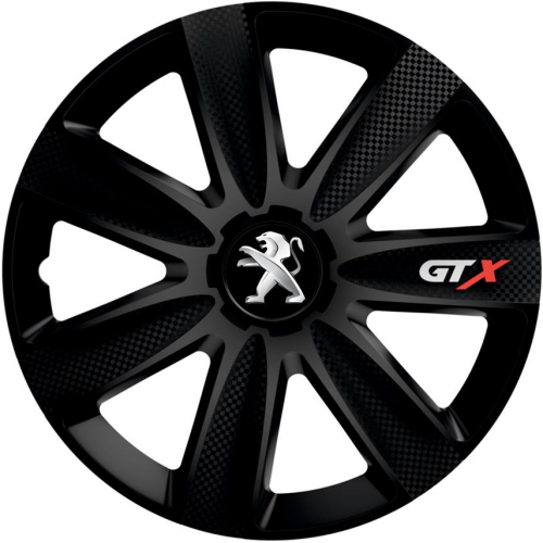 KRYTY KOLIES PRE PEUGEOT 16" GTX black 4ks
